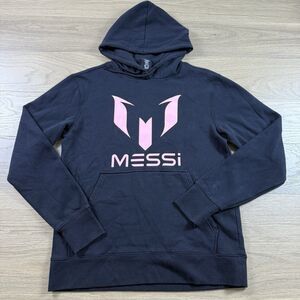 Messi Collection Hoodie Sweater Adult Small Black Pink Sweatshirt Lionel
